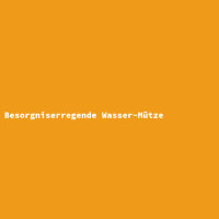 Besorgniserregende Wasser-Mütze