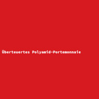 Überteuertes Polyamid-Portemonnaie